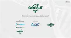 Desktop Screenshot of gensurbrasil.com.br